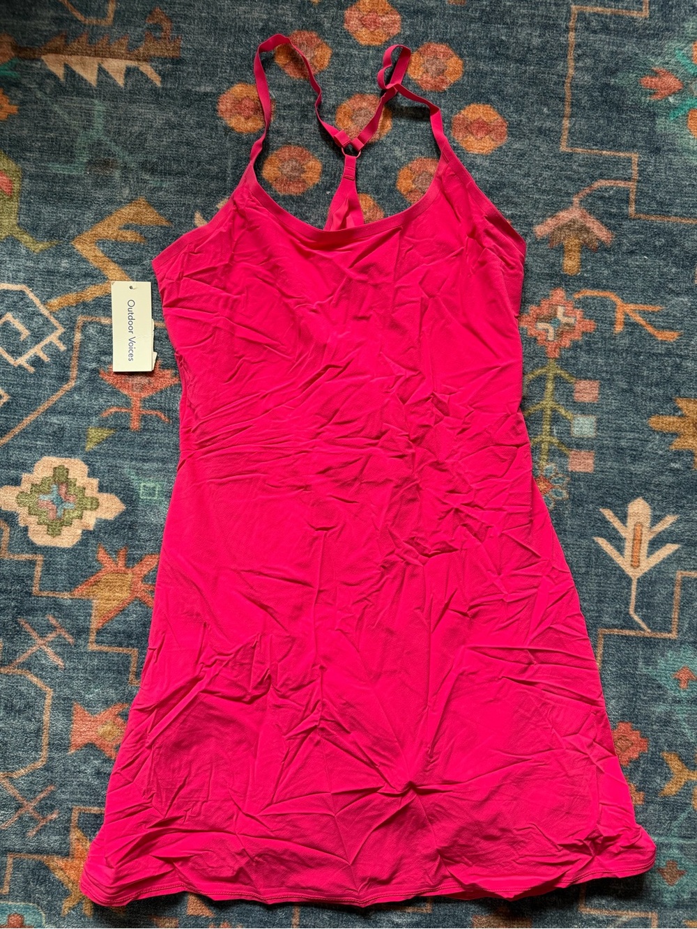 Outdoor Voices Hot Pink Dress skort with Racerback Straps